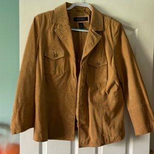 Woman’s suede coat 14/16 lane Bryant